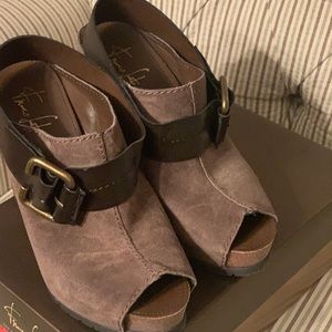 Franco Sarto clogs. Very good condition